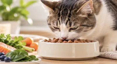 Alimentación para gatos en Lima: húmedo, seco, BARF y cantidades